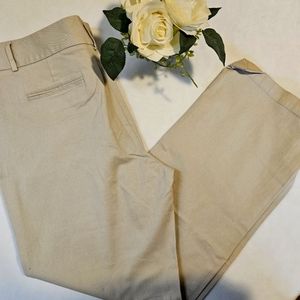 NWT  Vintage Dockers Classic Stretch Khaki Pants Straight Leg Women Sz12